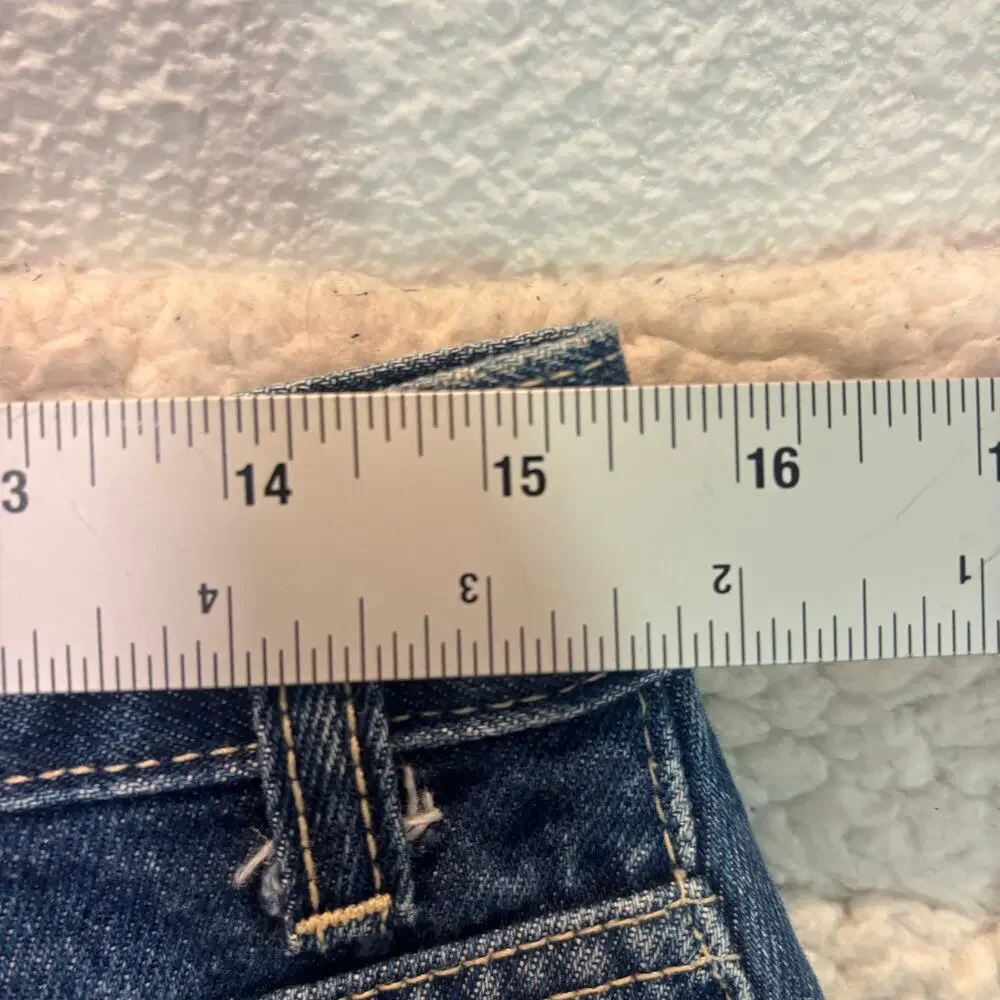Vintage Loose Y2K Jeans Mens 32x33 Blue Denim Cotton Medium Wash Cargo Quay
